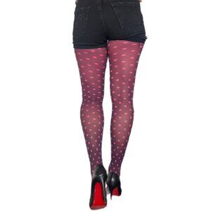 Pink Dotted Tights for Women